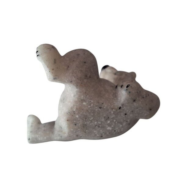 Quarry Critters Tiny Baby Bear 2000s Figurine Resin Stone Small Vintage Lazy - Picture 6 of 7